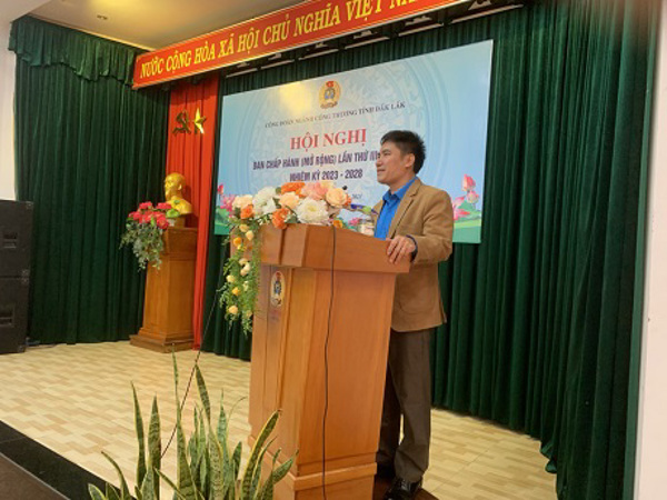 Công đoàn Ngành Công Thương tỉnh Đắk Lắk Tổ chức Hội nghị tổng kết  hoạt động Công đoàn năm 2023 và triển khai chương trình công tác năm 2024